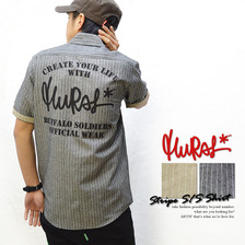 MURAL STRIPE S/S SHIRT 14MU-SS-57画像