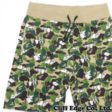 A BATHING APE x PEANUTS ABC SNOOPY SWEAT SHORTS MULTI 1A23-153-933画像