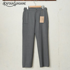 Kaptain Sunshine WASH'N TRAVEL Trousers Gray Wool画像