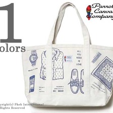 PARROTT CANVAS アメリカ製 "WORDLOBE" プリントトートバッグ 13SS-12M-14画像