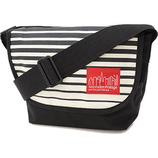 Manhattan Portage Marine Stripe Casual Messenger Bag BLACK MP1605JRDUCK-ST画像