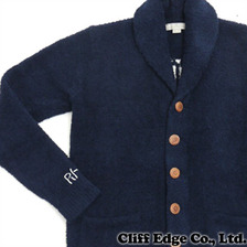 Barefoot Dreams &times; Ron Herman ショールカラー カーディガン NAVY画像