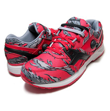 Reebok &times; STASH PUMP RUNNING DUAL excellent red/gry-steel V61556画像