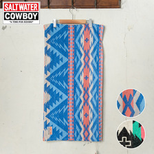SALTWATER COWBOY by SUNNY SPORTS INDIAN BLANKET TOWEL PILLOW CASE画像