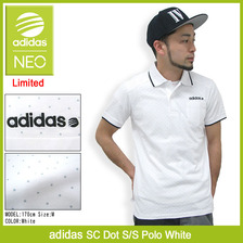adidas SC Dot S/S Polo White Limited F89999画像