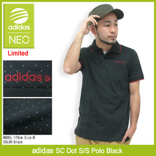 adidas SC Dot S/S Polo Black Limited F90002画像