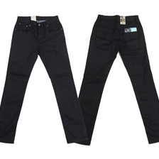 Nudie Jeans THIN FINN ORGANIC DRY BLACK DENIM画像