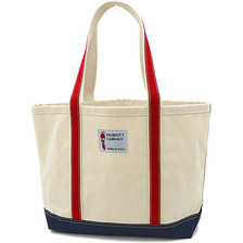 PARROTT CANVAS ミディアムトートバッグ ナチュラルキャンバス/コーデュラ NAT/RED.MIDNIGHT 11-09-14N画像
