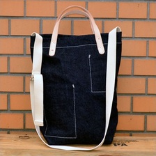 KOJIMA GENES 23ozデニムショルダートートバッグ RNB-939画像