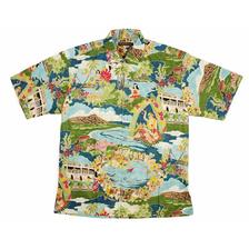 TORI RICHARD ALOHA SHIRT BOAT DAY ALOHA 3001771画像