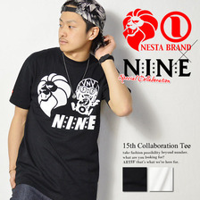 NESTA BRAND &times; NINE RULAZ COLLABORATION CAPSULE COLLECTION LION&times;NINE LOGO TEE SPS1404画像