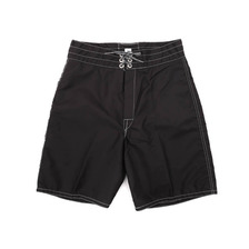 BIRDWELL SURFNYL TRUNKS -BLK-(18Length) 363-PLAIN画像