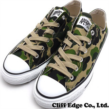 A BATHING APE ABC CANVAS APE STA LOW GREEN 1A30-191-016画像