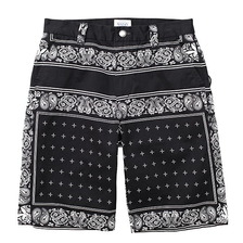 FUCT SSDD DEATH BUNNY BANDANA SHORTS (BLACK)画像
