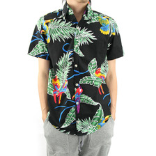 Schott &times; Go BaReFooT BUTTON DOWN SHIRT TOROPIC BIRD 3145033画像