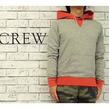 J.CREW ガゼット ツートン スウェット パーカー画像