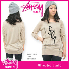 STUSSY WOMEN Shredded Tunic 217011画像