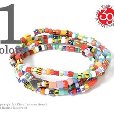 SunKu クリスマスビーズ5重巻きブレスレット・ネックレス SK-035画像