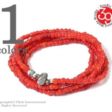 SunKu ホワイトハートビーズ5重巻きブレスレット・ネックレス SK-034画像