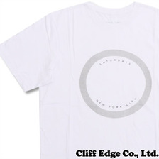 the POOL aoyama x SATURDAYS SURF NYC CIRCLE TEE WHITE画像