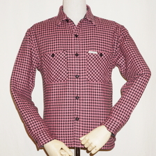 THE FLAT HEAD HN-71WR ヘビーネルワークシャツ71レギュラーサイズ画像