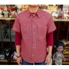 KANVASBAK &ldquo;RED BANK S/S Fake-Pull Shirt&rdquo; #03064画像