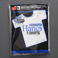 Hanes クルーネック 3P Tシャツ BLUE PACK画像