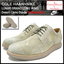 COLE HAAN &times; NIKE LUNAR GRAND LONG WING Desert Camo Suede C12505画像