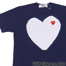 PLAY COMME des GARCONS ホワイトハート ワッペン Tシャツ AZ-T184-051画像