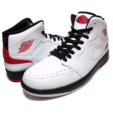 NIKE AIR JORDAN 1 RETRO '86 "AJ2" wht/g.red-blk 644490-101画像