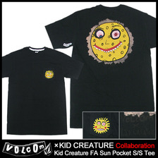 VOLCOM &times; KID CREATURE Kid Creature FA Sun Pocket S/S Tee A3521422画像