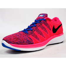 NIKE FLYKNIT LUNAR II "LIMITED EDITION for RUNNING FLYKNIT" PINK/BLU/BLK 620465-602画像