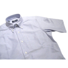 IKE BEHAR "JOHN" S/S MODIFIED FIT B.D. OXFORD SHIRTS/blue画像