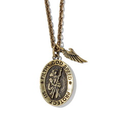 TOYPLANE ST.CHRISTOPHER NECKLACE (BRASS) TPFV AC08画像