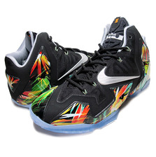 NIKE LEBRON XI "EVERGLADES" blk/m.slv-w.gry-atomic mint 616175-006画像