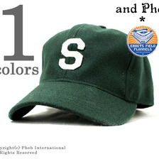 Ebbets Field Flannels &times; and Pheb アメリカ製 シアトルジャイアンツ 別注6パネル1910年ウールベースボールキャップ SEA10C8画像