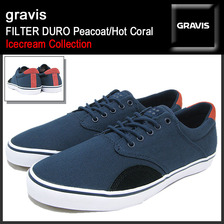 gravis FILTER DURO Peacoat/Hot Coral Icecream Collection 14176100-652画像