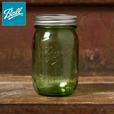 Ball Mason Jar レギュラーマウス 480ml Green画像