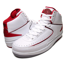NIKE AIR JORDAN 2 RETRO wht/blk-v.red-c.gry 385475-102画像