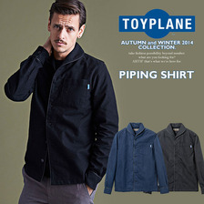 TOYPLANE PIPING SHIRTS TP14-FSH03画像
