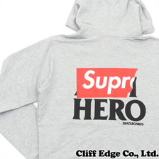Supreme &times; ANTIHERO Zip-Up Sweatshirt GRAY画像