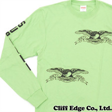 Supreme &times; ANTIHERO L/S Logo Tee LIME画像