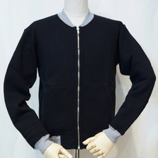 THE FLAT HEAD FZP-00W パイピングフルジップ 無地スエット画像