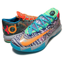 NIKE KD VI PREMIUM "WHAT THE KD" h.pur/u.org-shark 669809-500画像