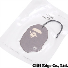 A BATHING APE &times; retaW APE HAED CAR TAG Bape BROWN 1A20-182-112画像