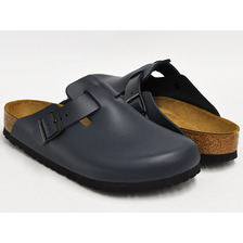 BIRKENSTOCK Boston BLUE / SMOOTH LEATHER (SOFT FOOTBED) 76087画像