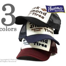 Pherrow's BLACK DIAMOND TIRES メッシュキャップ 14S-PMC3画像