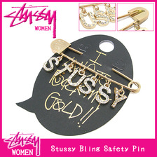 STUSSY WOMEN Stussy Bling Safety Pin 239016画像