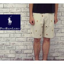 POLO RALPH LAUREN マルチ エンブレム チノ ショーツ/IVORY画像