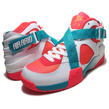 NIKE AIR RAID BREEZE wht/a.mango-t.grn-l.crmson 642359-100画像